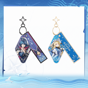 Wuthering Waves Resonator Themed Embroidered Keychain