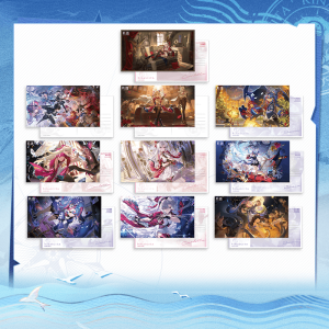Wuthering Waves Resonator Themed Illustrated Postcard Set