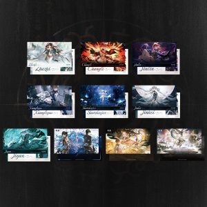 Wuthering Waves Resonator Themed Illustrated Postcard Set