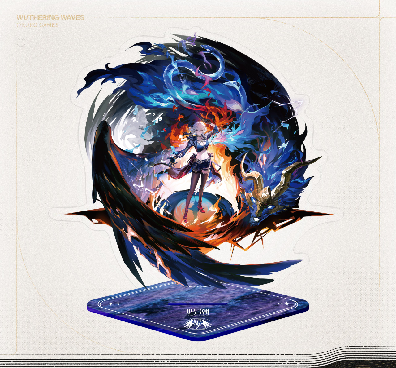 Wuthering Waves Resonator Themed Splash Art Standee - Wutheringwaves.shop